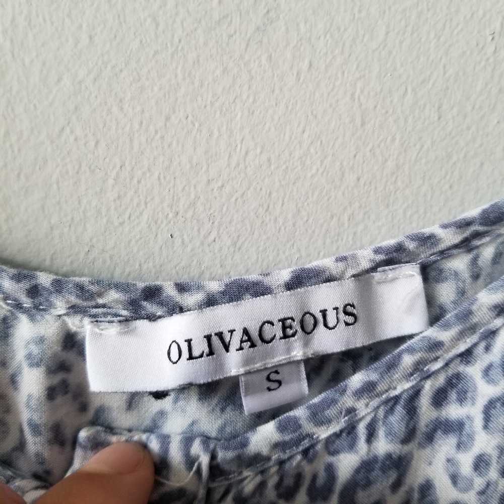 Olivaceous Leopard Print Gray Jumpsuit - image 8